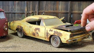 Restoration Dodge Coronet Super Bee 1969 Abandoned [upl. by Ennaerb]