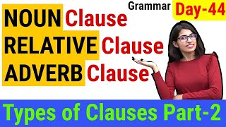 Noun Clause  Types of Dependent clause  Clauses Part 2  EC Day44 [upl. by Leirua]