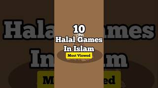 10 Halal Games In Islam shorts islam [upl. by Bart]