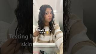 Is your skin oily  the other sound didn’t work viralvideo funny relatible [upl. by Anaet]