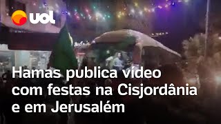 Israel libera 39 palestinos e Hamas publica vídeo com festas na Cisjordânia e em Jerusalém [upl. by Ethan280]