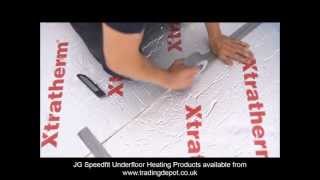 Installing The JG Speedfit Mounting Rail Underfloor Heating System [upl. by Aipotu984]