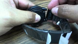 Replacement Black Steel Bracelet Band for Luminox Colormark Watches [upl. by Byrn390]