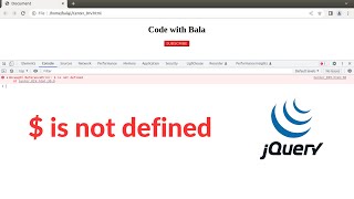 How to resolve  is not defined  Uncaught ReferenceError  is not defined howto jquery solution [upl. by Akedijn]