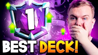 TOP 1 BEST DECK TO PUSH IN CLASH ROYALE [upl. by Anilrac]