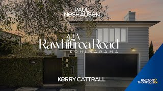 SOLD  42A Rawhitiroa Road Kohimarama  Paul Neshausen and Kerry Cattrall [upl. by Ennoira]