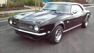 1968 Black Chevrolet Camaro For Sale Export Only [upl. by Yaluz853]