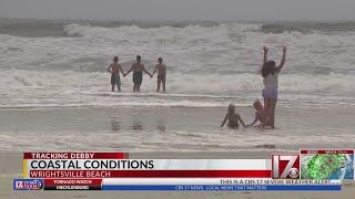 People return to Wrightsville Beach after Debby lands [upl. by Alletnahs]