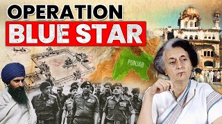 Operation Blue Star  Brief History of Punjab Khalistan Movement [upl. by Airotahs]