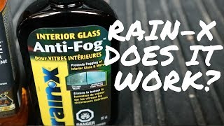 Applying RainX Anti Fog To The RSX DOES IT WORK [upl. by Decrem]