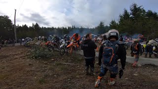 1 Electric bike vs 100 Gas bikes Roots of Doom race [upl. by Uttasta288]