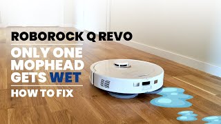 Roborock Q Revo  Mopheads Don´t Get Wet  How to Fix [upl. by Delsman]