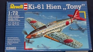 Revell 172 Ki61 Hien quotTonyquot Hair Gel Technique [upl. by Naicul]