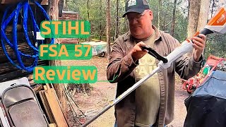 Stihl FSA57 Review [upl. by Aicirtac]