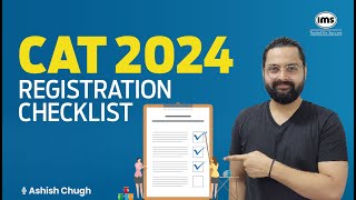 Get this things ready before CAT 2024 Registration begins  Ashish Chugh [upl. by Dinse]