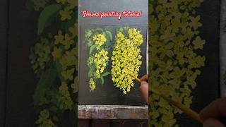 satheeshartstudio acrylicpainting flowerpaintingtutorial easypaintingforbeginners painting [upl. by Senga]