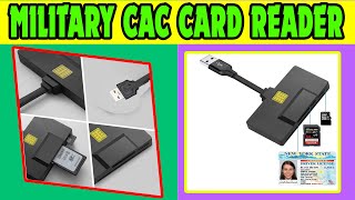 DAOKER USB 3 0 Smart Card Reader DOD Military CAC Card Reader Compatible with Windows Mac OS and L [upl. by Yadnus]