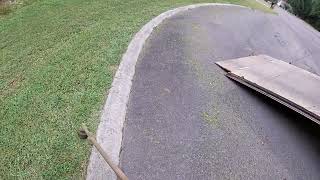 POV Lawn Mowing w Ferris ISX 2200 zero turn mower  watch me take care of this lawn start to finish [upl. by Ydualc]