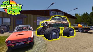 OFFROAD FIXED RUSCKO MONSTER TRUCK  My Summer Car Story 113  Radex [upl. by Vannie441]