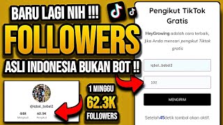 100 FOLLOWERS PER 1 MENIT  Cara Menambah Followers Tiktok Gratis Tanpa Aplikasi [upl. by Riorsson]