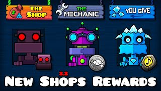 All New Shops Rewards  Geometry dash 22 [upl. by Briano]