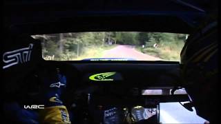 Rally Finland 2004 SS Ouninpohja Stage Record Petter SolbergPhil Mills Subaru Impreza WRC onboard [upl. by Asreht236]