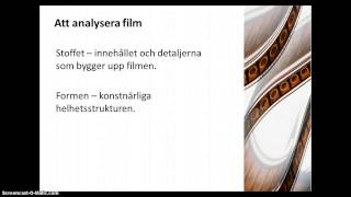 Att analysera film Svenska 2 och Svenska 3 [upl. by Shanly313]