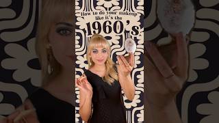 1960’s makeup 🌼 1960s History Makeup hippie 1950s makeuptutorial angemariano mod tutorial [upl. by Ybanrab]