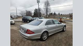 2002 MercedesBenz S 4 Doors 6500 [upl. by Ahsatin]