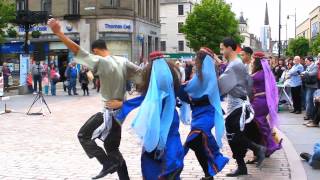 Dabke Troupe Dance to Song with Haunting Flute intro Al ShAbeah [upl. by Denni277]