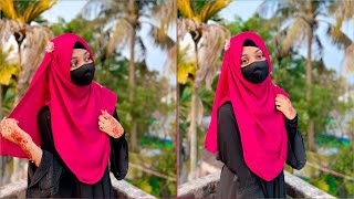 ২ মিনিটে সহজ ফুল কভারেজ হিজাব স্টাইল  My regular hijab tutorial  Mustarin Sultana❤️ [upl. by Keg]