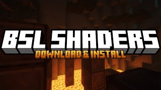 How To Download amp Install BSL Shaders in Minecraft 1211 [upl. by Husain]