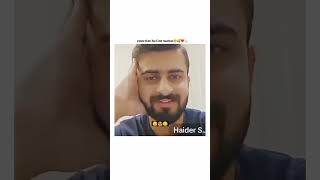 Haiders reaction 🥺😍rajabfamily rajabvlog haidershah fypシ゚viral [upl. by Adihsar]