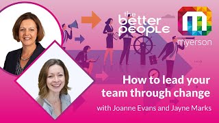 Event 4 How to lead your team through change [upl. by Llewen]