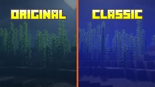 BSL Original vs Classic  Shader Comparison [upl. by Annohsal219]