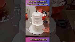 guindaste caseiro para bolo de 2 andares de casamento [upl. by Nathanson568]