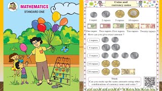 Std1st Mathematics Coins and currency notes page no4748 [upl. by Inobe646]