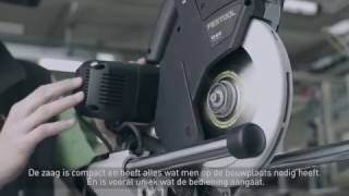 Festool Productontwikkeling  Afkorttrekzaag KAPEX KS 60 [upl. by Homovec]