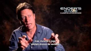 Enders Game O Jogo do Exterminador  Gavin Hood e cenas inéditas [upl. by Yerffeg]