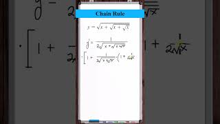 Chain Rule  ysqrtxsqrtxsqrtx [upl. by Suzanne164]