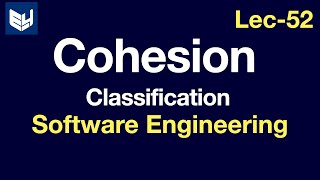 classification of cohesion  software engineering [upl. by Haff]