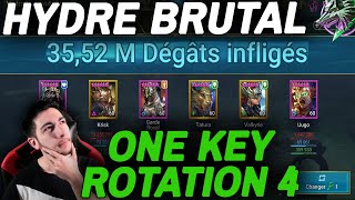 TATURA DE SORTIE   ONE KEY BRUTAL HYDRE ROTATION 4 Raid Shadow Legends FR [upl. by Ahsauqal992]