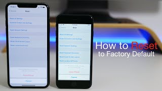 How to Properly Reset iPhone to factory default [upl. by Xxam]