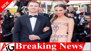 Michael Fassbender and Alicia Vikander have returned to the red carpet after two years [upl. by Onaicul753]