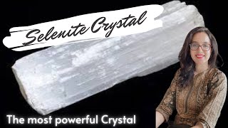 Selenite crystal ke Fayde  Benefits of Selenite crystal The Most Positive Crystal Crystal Healing [upl. by Vergos]