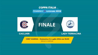 Beach Soccer 2024 Coppa Italia Femminile  CAGLIARI  LADY TERRACINA [upl. by Niltiak425]