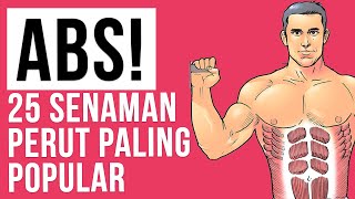 25 Senaman Perut Paling Popular [upl. by Akinehs116]