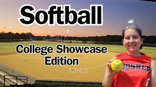 SOFTBALL WEEKEND  college showcase edition [upl. by Amocat]