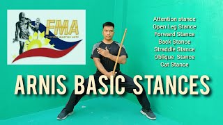 Arnis Basic Stances [upl. by Airotnahs]