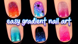 Easy Gradient Nail Art Tutorial Compilation DIY Manicure  KELLI MARISSA [upl. by Cram]